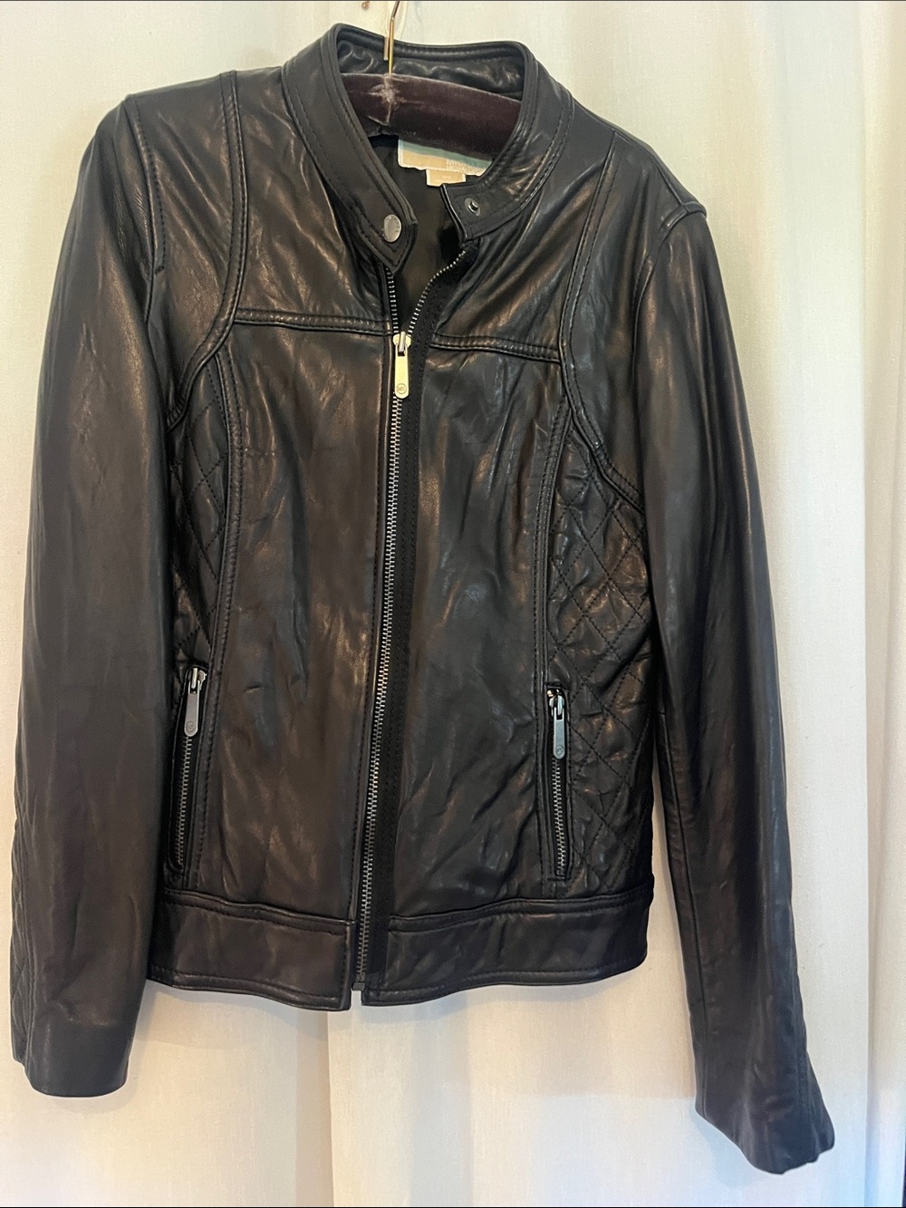Black Leather Women's Jacket